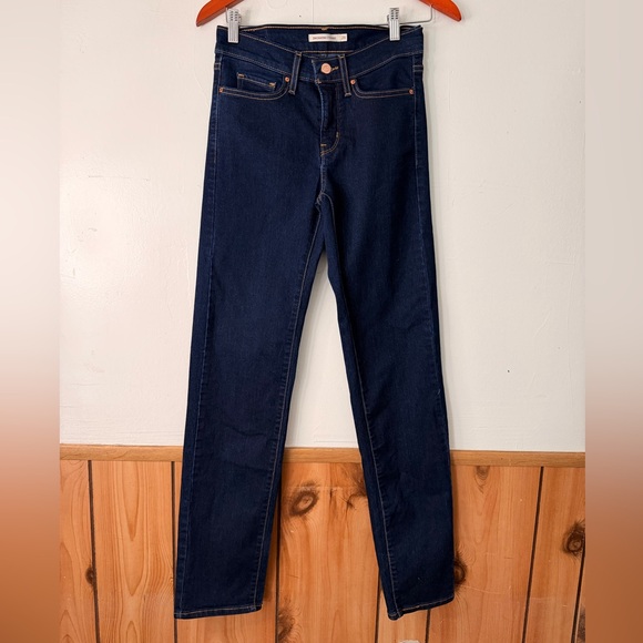 Levi's Pants - Levi's Women's Dark Blue Straight Pants